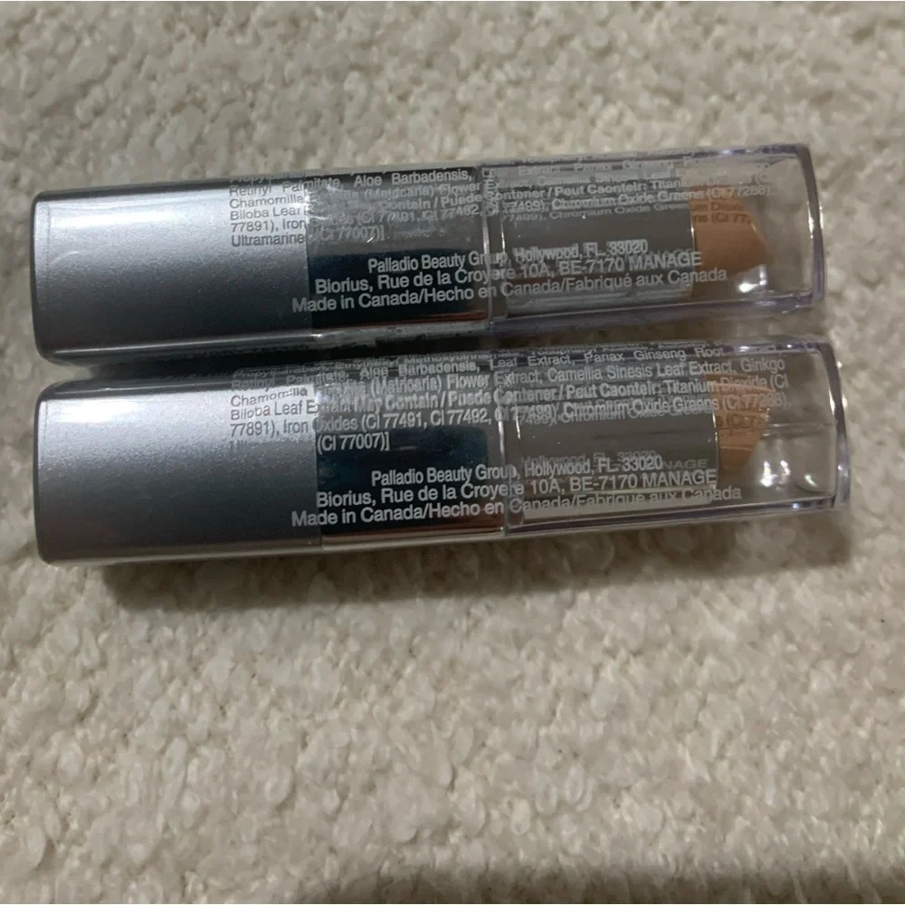 New Sealed Palladio Lot Of 2 Herbal Concealer Ivory Stick